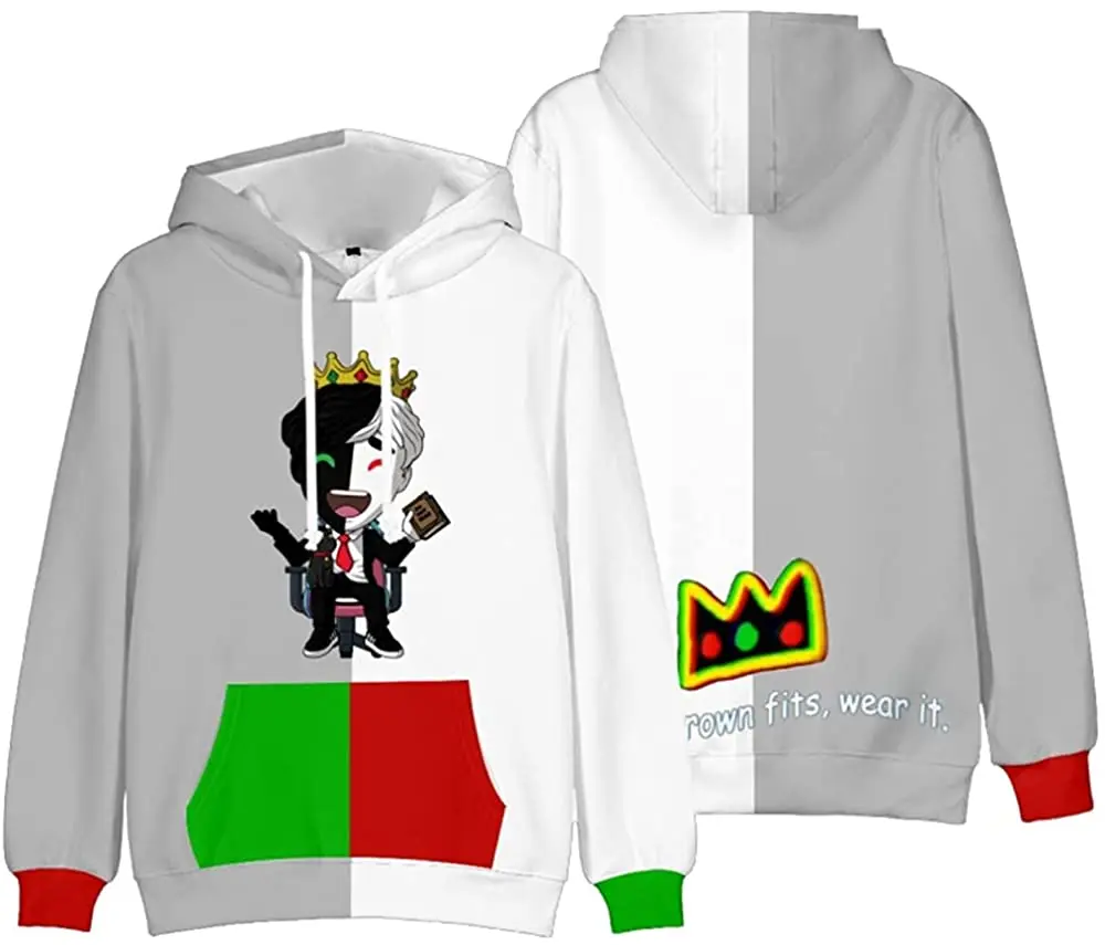 Ranboo Merch Dream Team SMP 3D Tracksuit Women Men's Hoodie Streetwear Game Fashion Clothes Plus Size tops