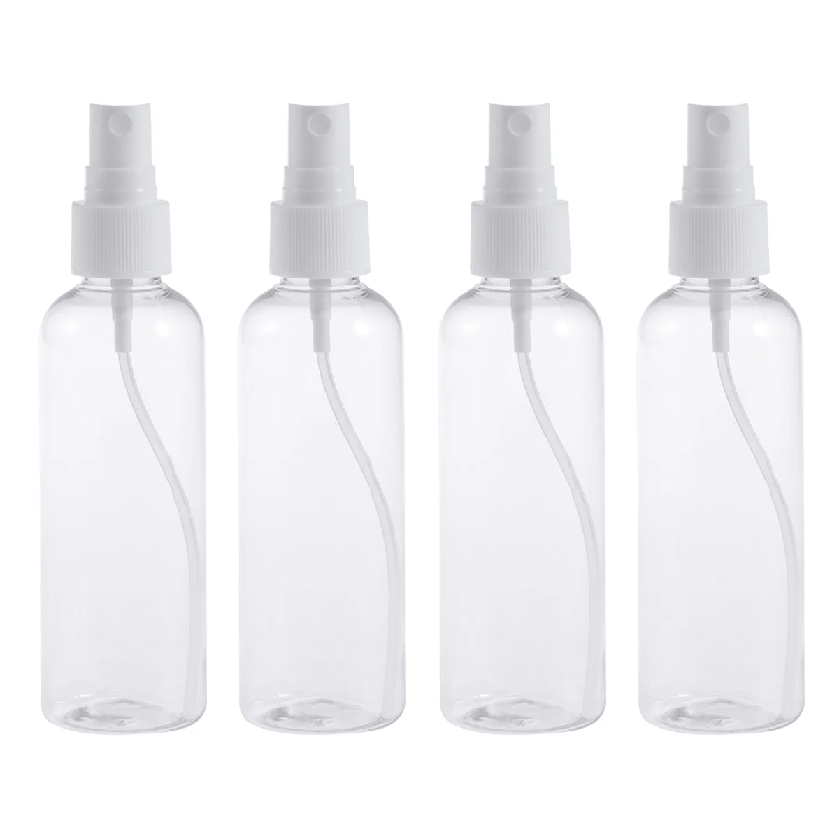 

4 Pcs Portable Travel Misting Spray Bottle Containers for Toiletries 1 Refillable