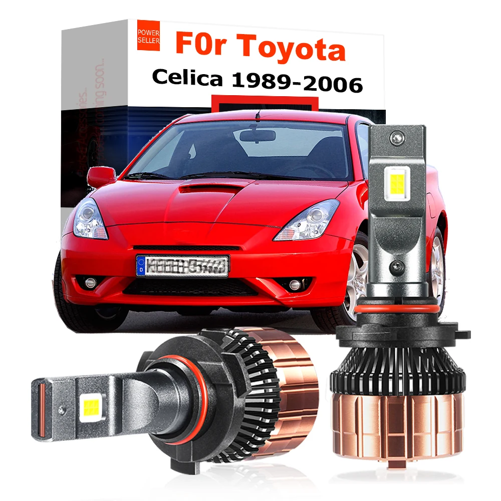 

2 шт. Canbus лампа для фар 100 Вт яркая передняя светодиодная лампа для автомобиля 20000LM 12 В для Toyota Celica 1989-2006 гг.