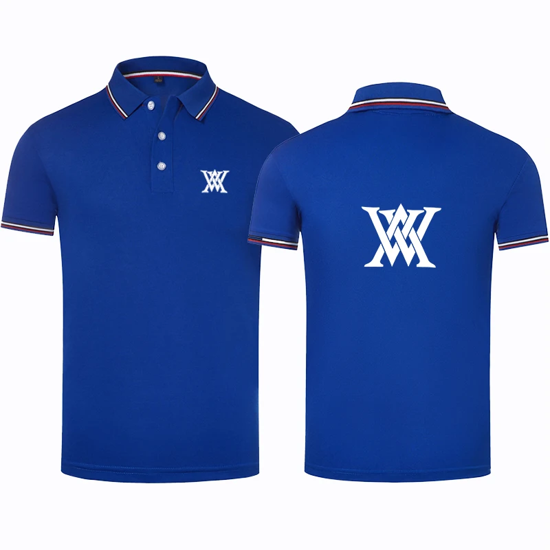 

2022 Summer New Men's Fashion Casual Golf Brand Pure Short Sleeve Lapel Polo Shirt Men's Sport Casual High Quality Polo Shirt