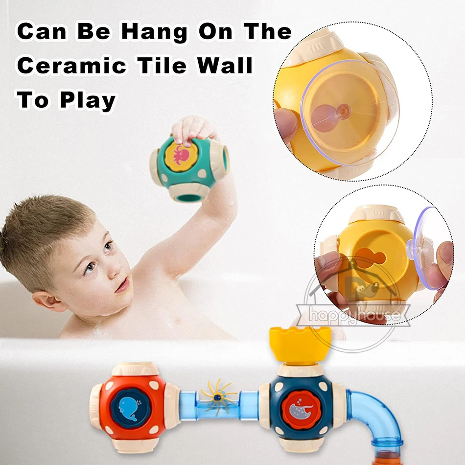 Детские Игрушки для ванны детские игрушки водяной спрей Китовая присоска