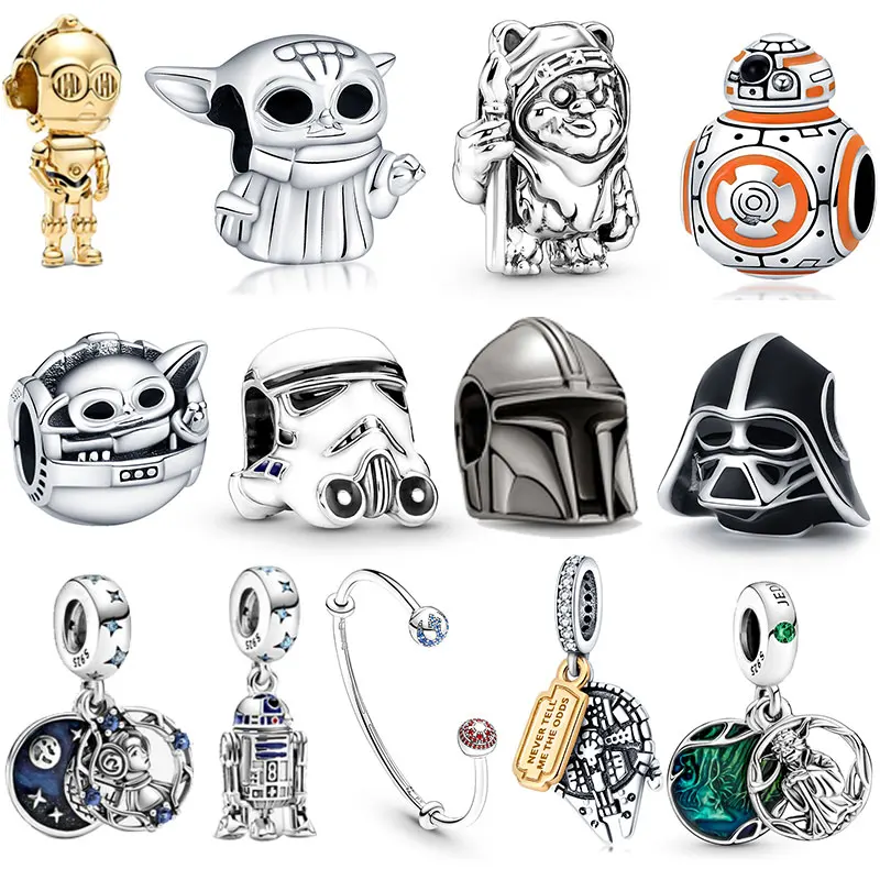 

Браслет Pandora женский из серебра 100% пробы с роботом