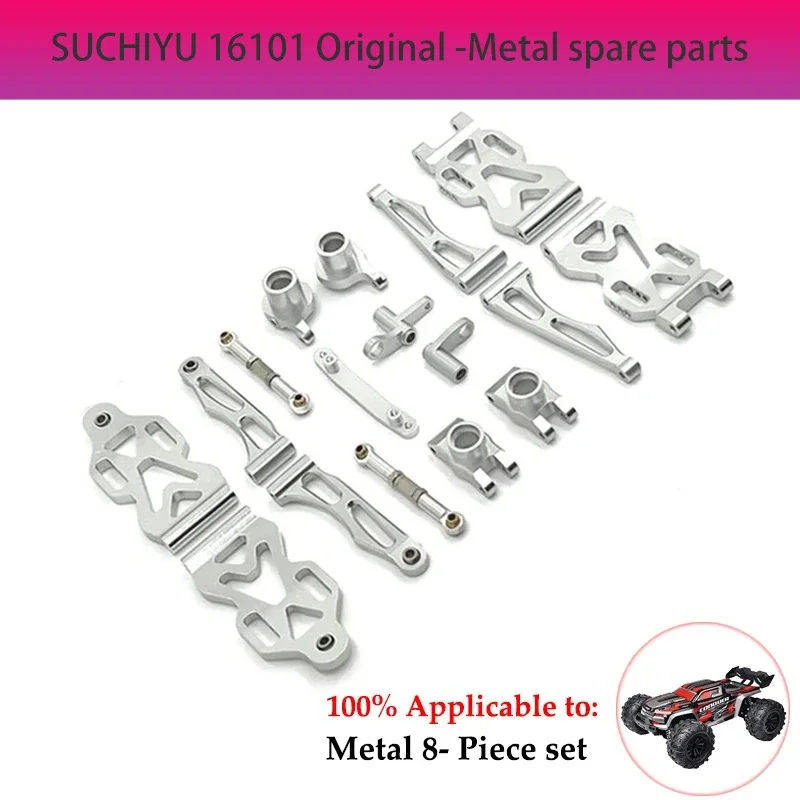 SCY 16101 16102 16103 16201 Q117 Q132 JT-16103 Piezas Coche RC Asientos Eje Delantero Y Trasero Metal Accesorios Actualización