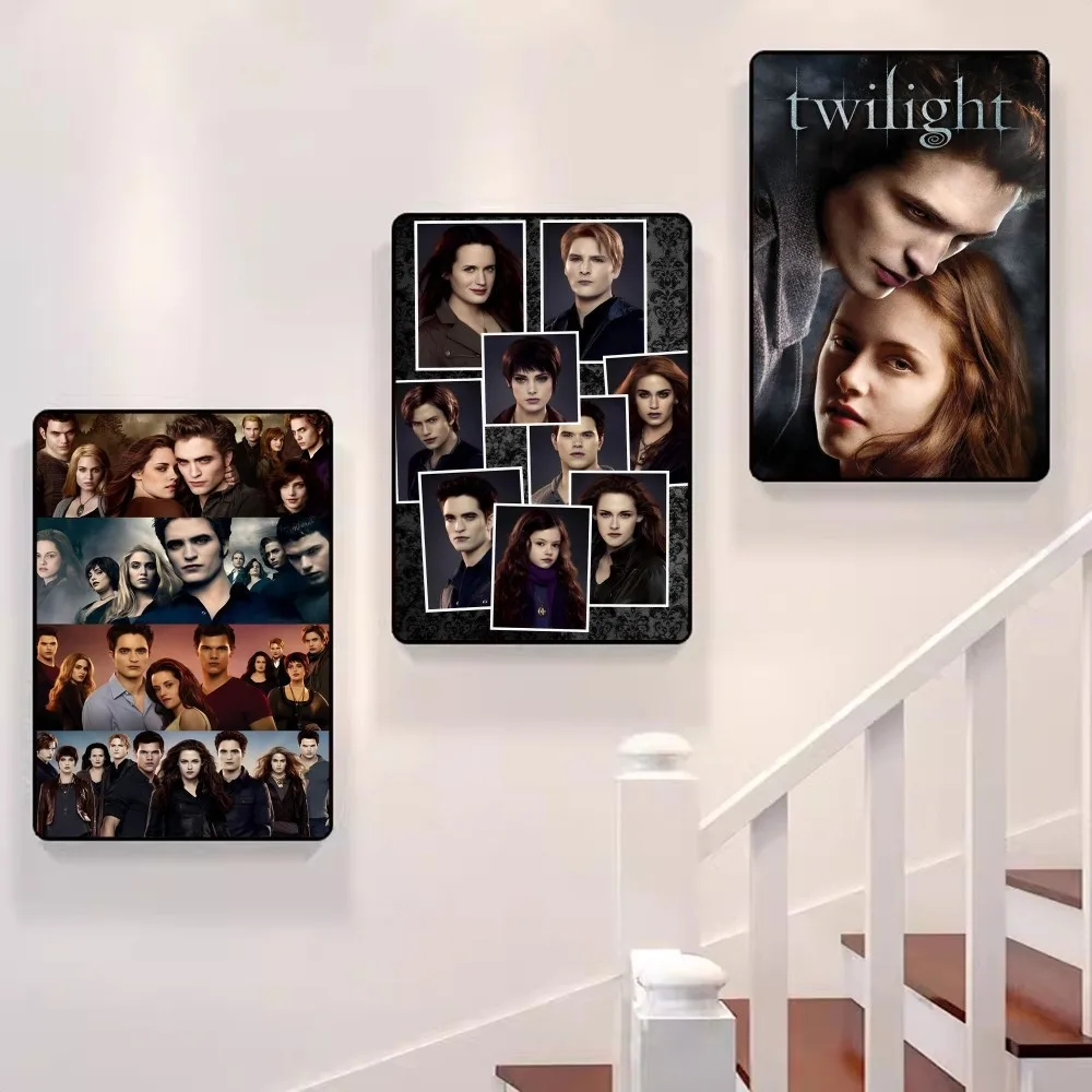 

Film TV Movie Twilight Vintage Poster Self-adhesive Art Poster Retro Kraft Paper Sticker DIY Room Bar Cafe Vintage Decorative