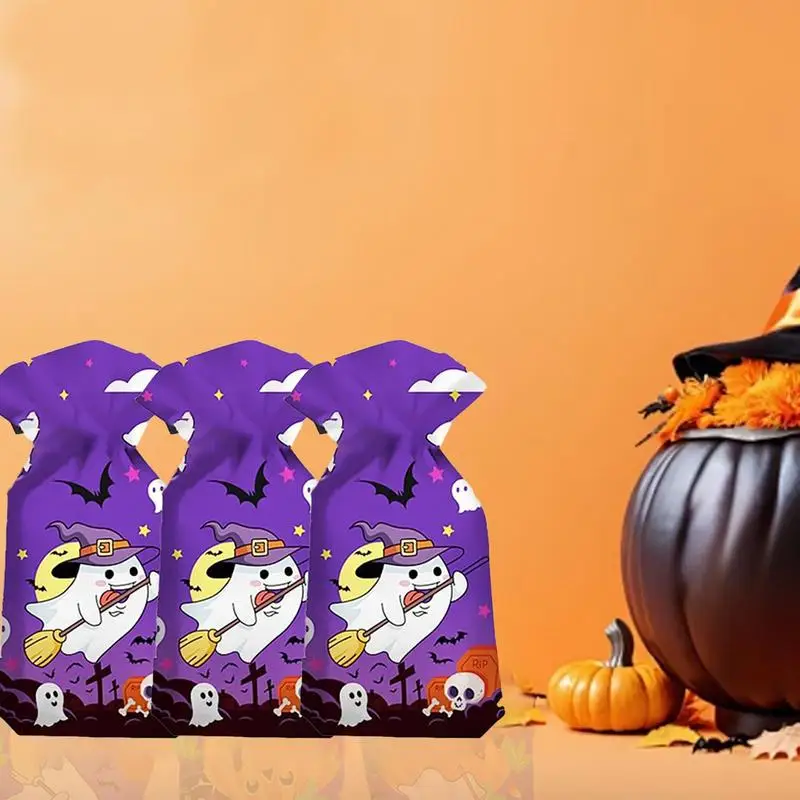 na Halloween 50 sztuk torebek cukierki Cute Bunny Ears Treat Boxes Cukierek albo psikus Torebki Imprezy