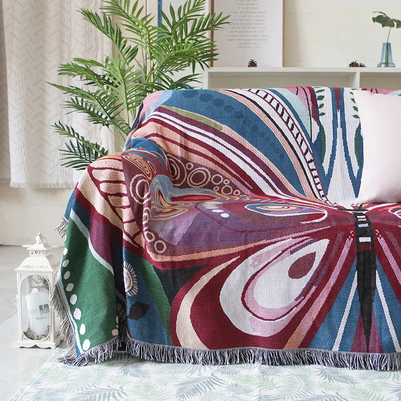 

Двустороннее одеяло Textile City Ins с рисунком павлина