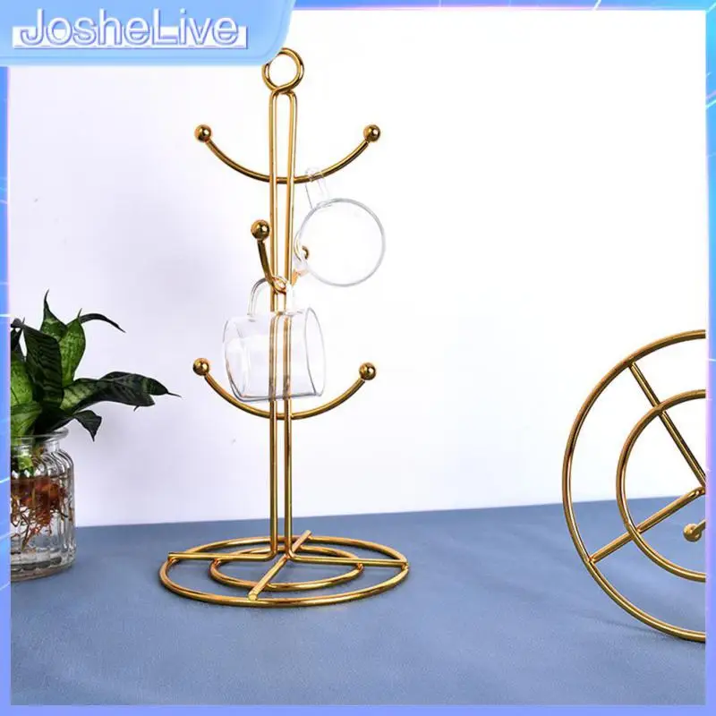 

Stainless Steel Welding Process Water Cup Rack Kitchen Cup Holder Tea Cup Coffee Hanger Rack Storage Rack Drying Drainer Mug