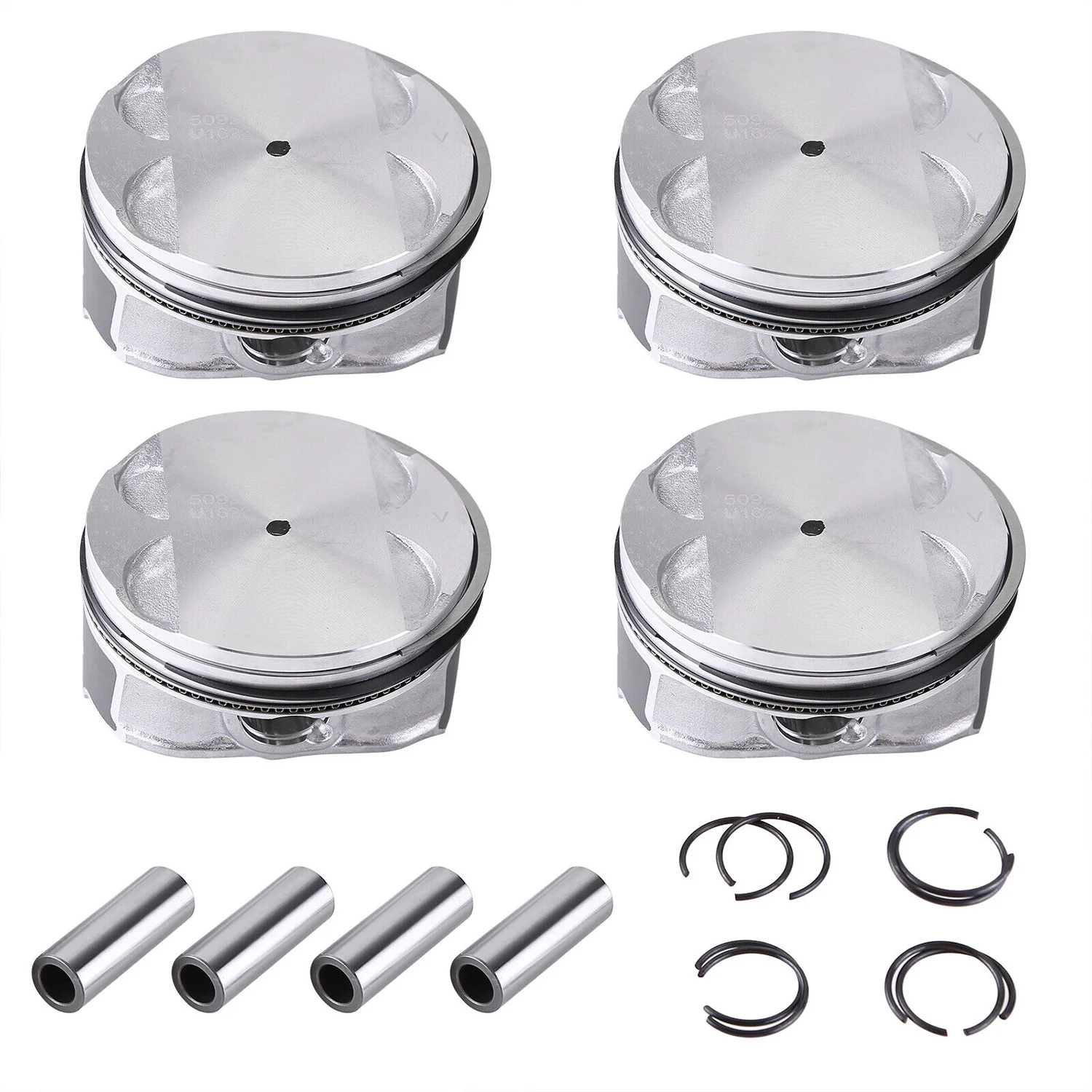 

4Pcs Engine Piston & Rings Kit 12578324 12578326 12593744 12603910 12608531 for Chevy Captiva Cobalt Equinox HHR Impala 2.4L