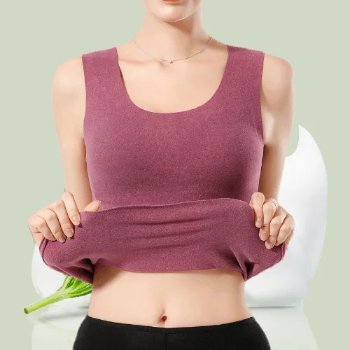 

Женское осенне-зимнее термобелье, жилет, Женский однотонный топ без рукавов, женские Теплые майки с круглым вырезом, Майки H21, новинка 2022