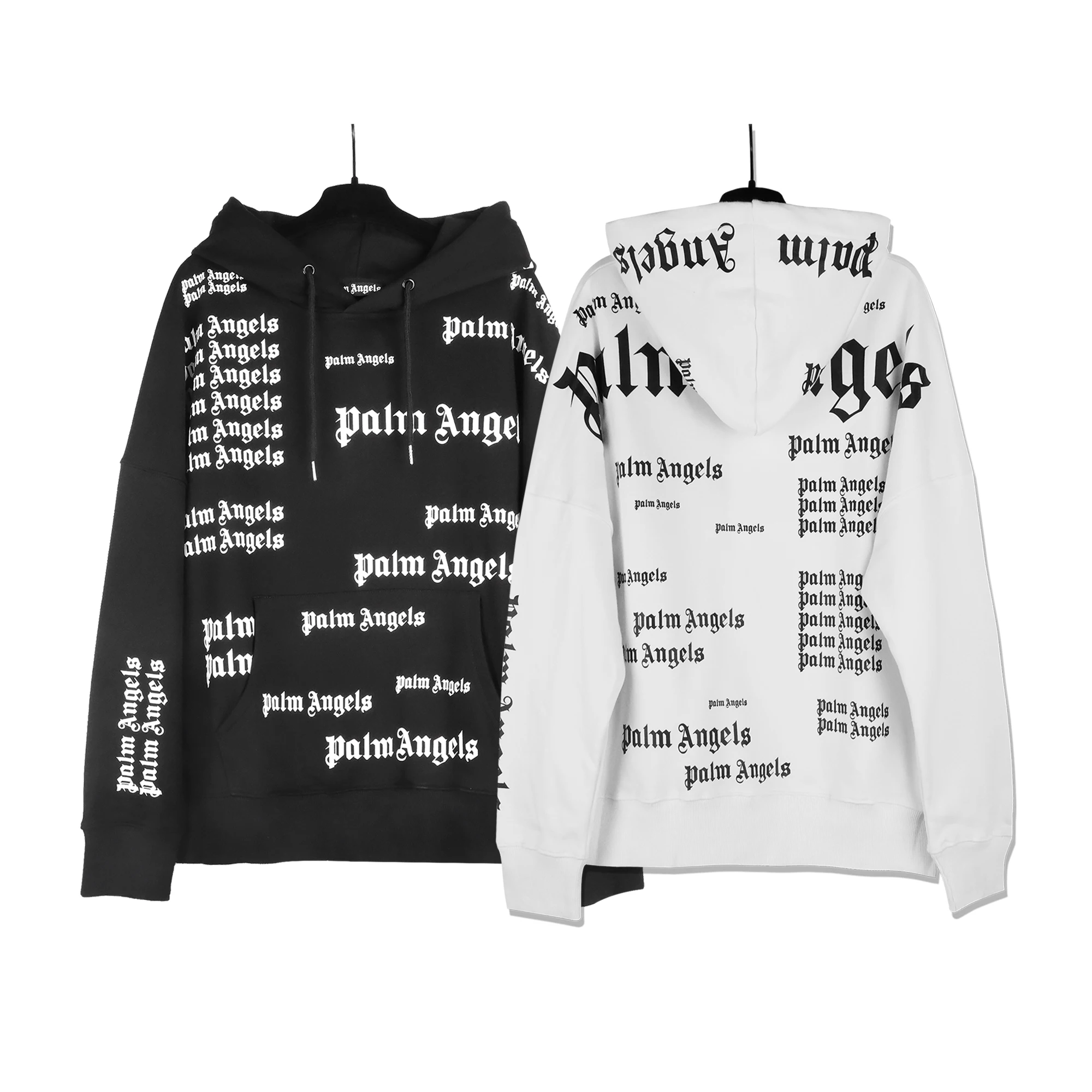 

Palm Angels 22SS Unisex Men and Women Classic Full Printed Logo Hoodie Casual Trend Fashion Loose Plus Size BoyGirlfriend Gift