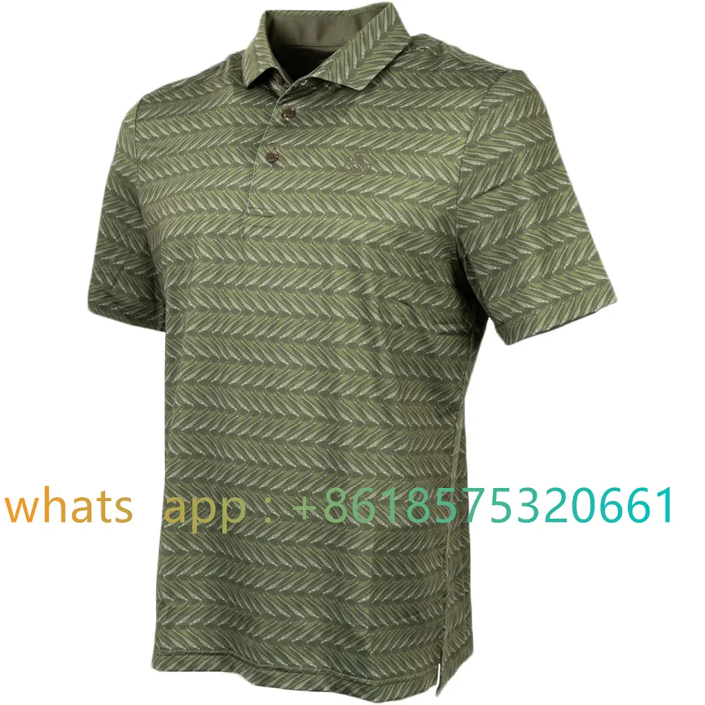 Googansquad Men Fishing Polo Jersey Sun Protection Shirt Golf Course Or The Game T Shirt Polo Lapel Fashion Workwear Button Polo