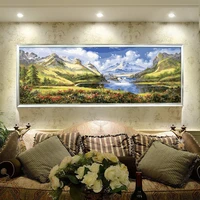 diy diamond painting kit mountain landscape cross stitch oil painting diamond embroidery living room bedroom art wall home decor