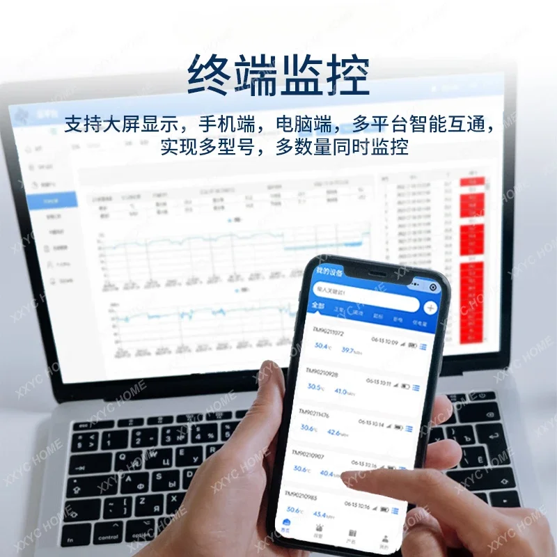 Термогигрометр 4G удаленный телефон мониторинг мобильного телефона машина для