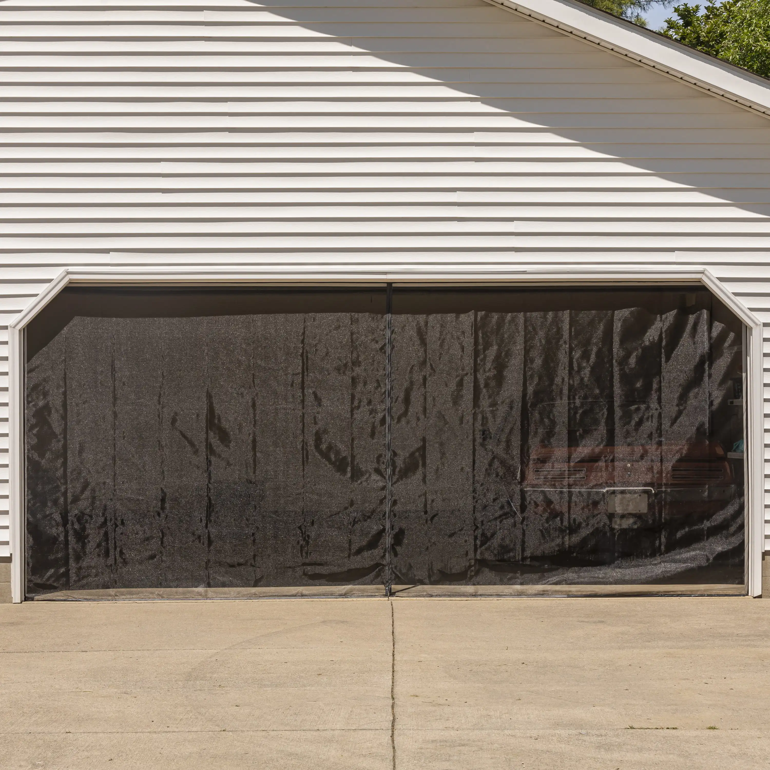

Hands-Free Mesh Screen for Double Garage Doors, 7 ft. x 16 ft.