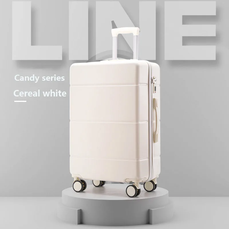 New Men'S And Women'S Personality, Large Capacity, Waterproof And Light Suitcase, Cardan Wheel Student Travel Code Suitcase