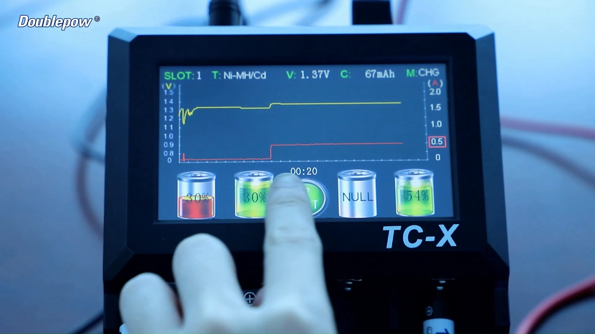 

Smart Charger 18650 lithium battery Capacity tester maH mwH digital discharge electronic load battery tester