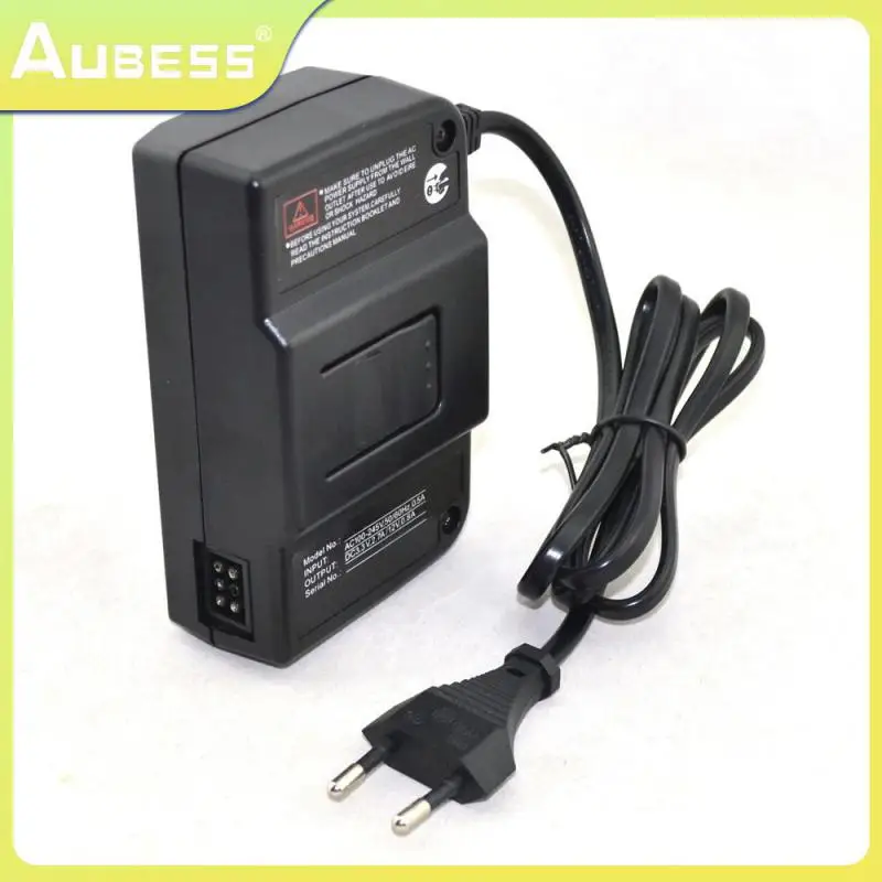 

Black Plug Power Adapter Temperature Protection Charger Exquisite Workmanship Durable Host Power Supply Games And Accessories