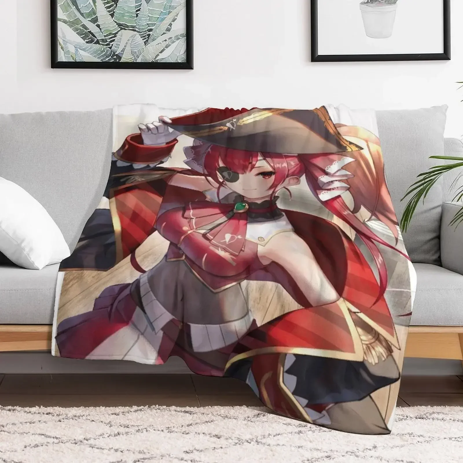 Одеяло Houshou Marine модное индивидуальное подарочное одеяло на Хэллоуин для зимы