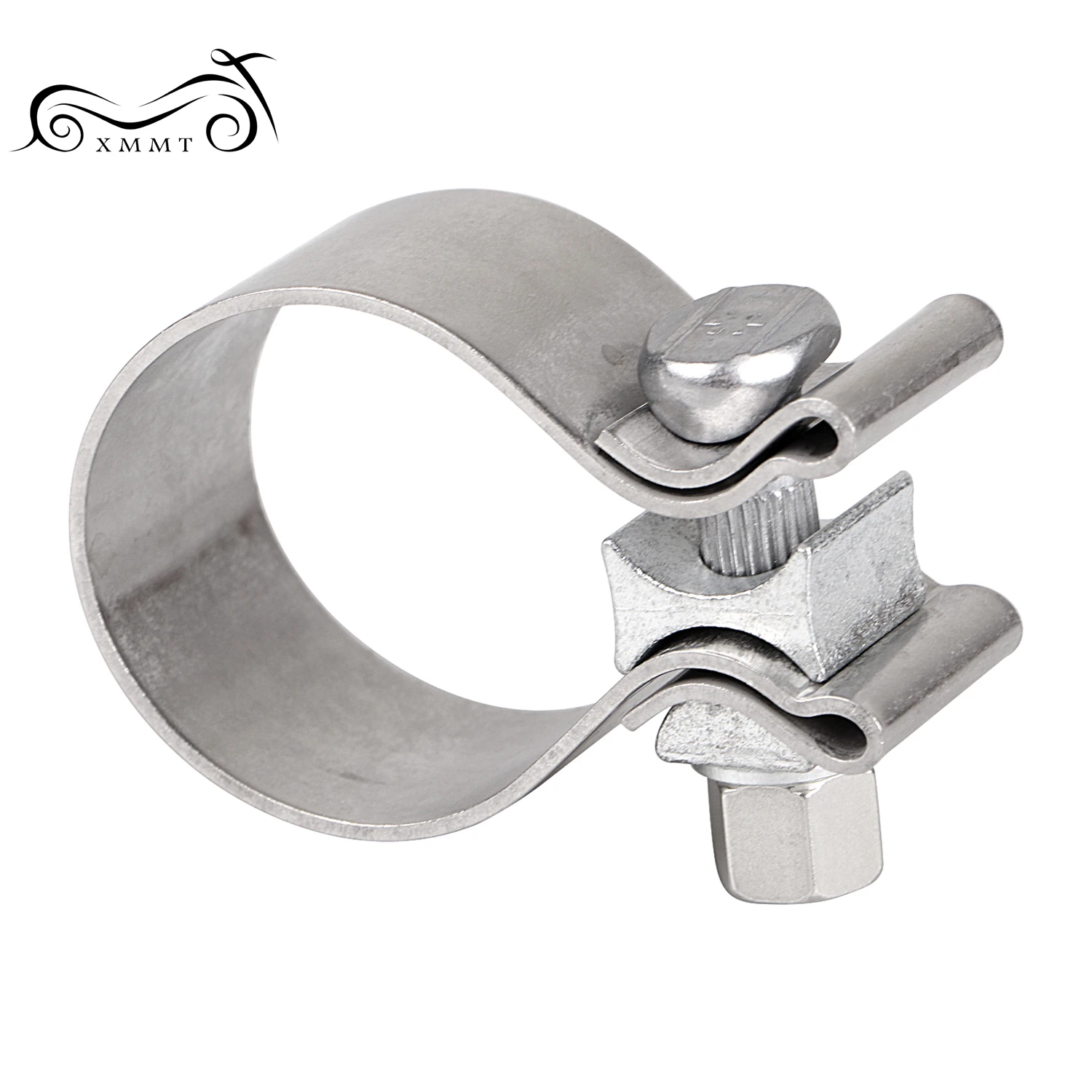 Выхлопной зажим из нержавеющей стали для мотоцикла 1 75 дюйма подходит Harley Touring