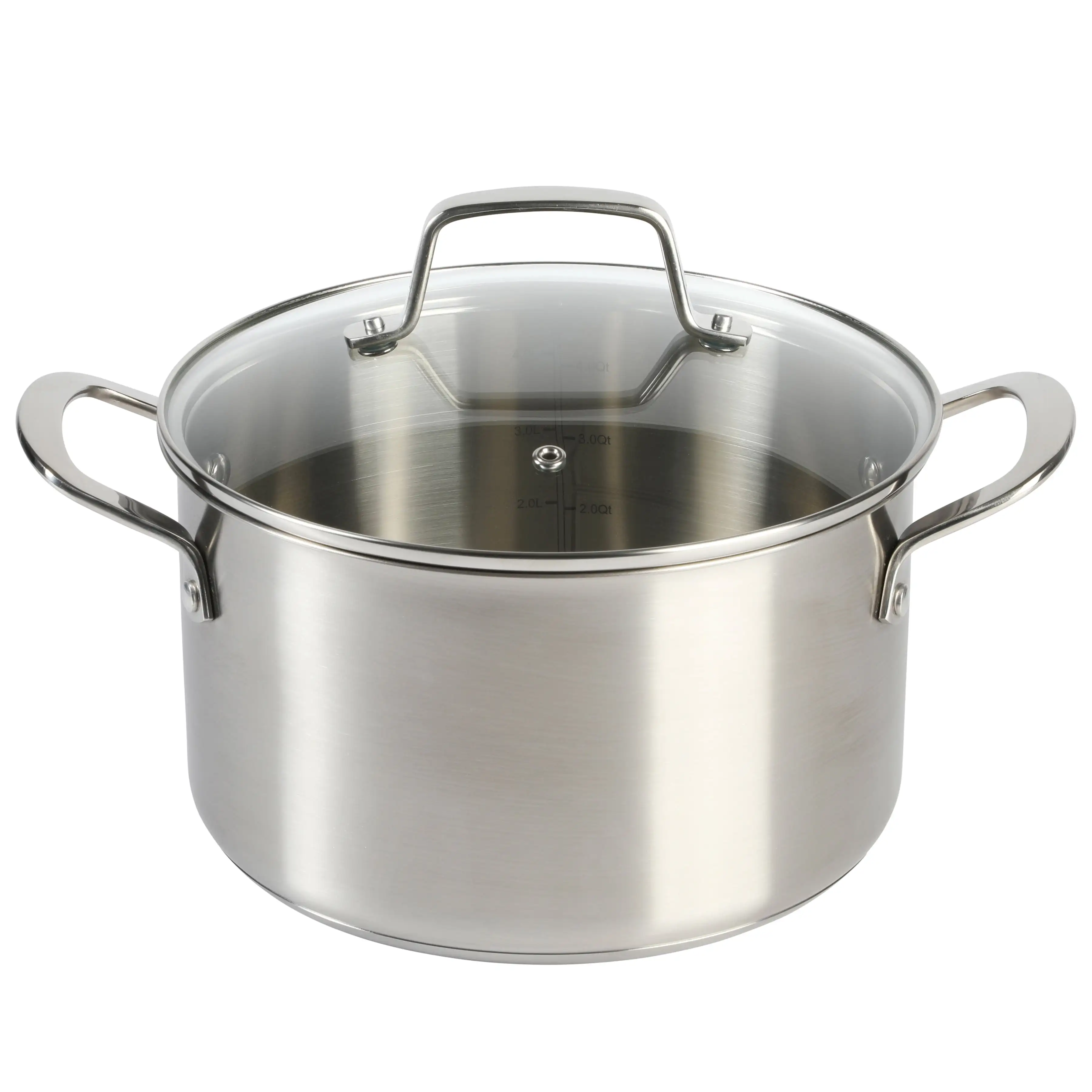 

Martha Stewart Everyday Silverberry 5-Quart Silver Stainless Steel Dutch Oven