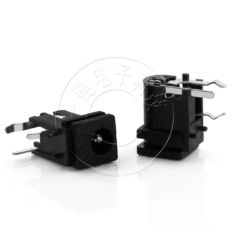 DIP 3-pin plug-in 2 фиксированная Колонка DC socket power DC-028 1 65 copper