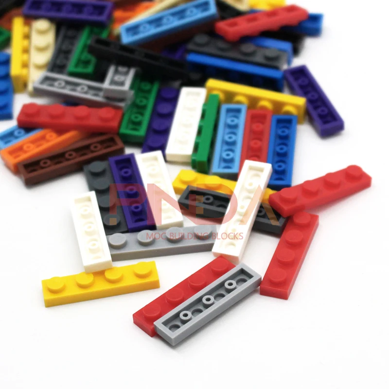 Конструктор тонкий 3710 фигурки 1x4 точки 50 шт.