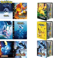 38pcs pokemon pikachu card collection book holds 240 cards anime figure cute squirtle charizard mewtwo storage of childrens toy