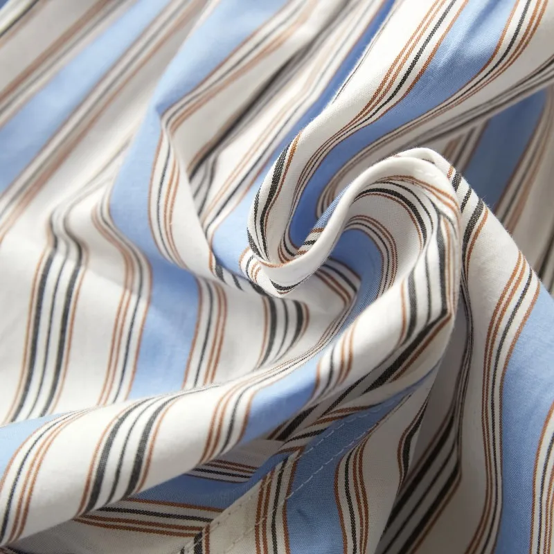 3/4Pcs Mens Boxers Shorts 100% Cotton Striped Underwear Men Panties Homme Underpants Boxershorts Men Loose Comfortable Underwear