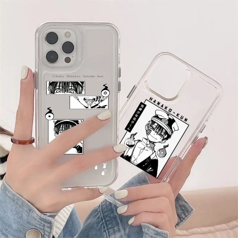 

Toilet Bound Hanako Kun Phone Case Transparent soft For iphone 12 11 13 7 8 6 s plus x xs xr pro max mini