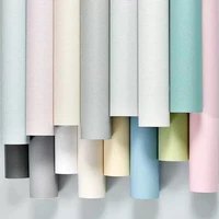 5m waterproof matte self adhesive wallpaper removable solid color vinyl wall sticker home decor bedroom furniture contact paper
