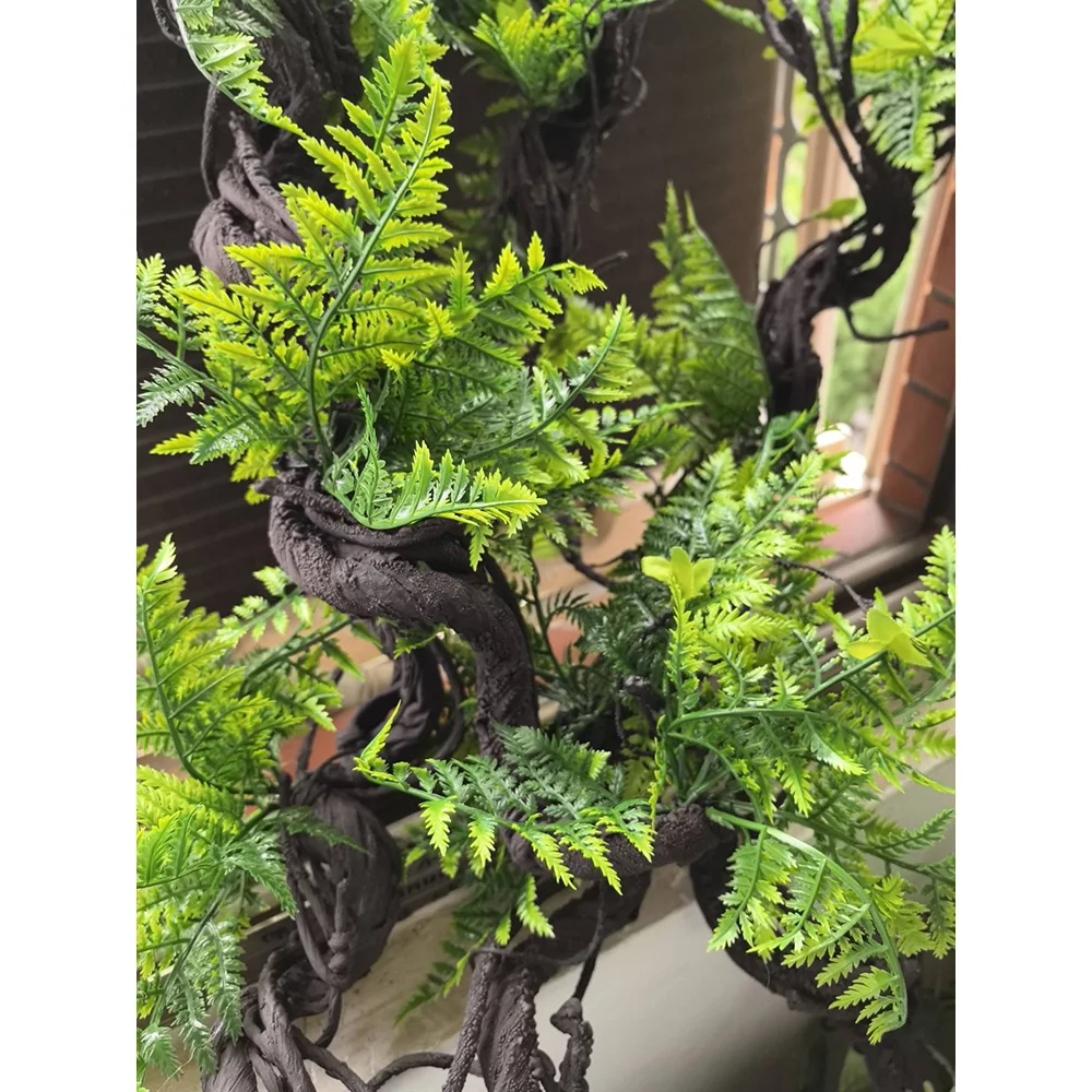 1 75 м искусственный цветок виноградная лоза из ротанга ковчеемость лист