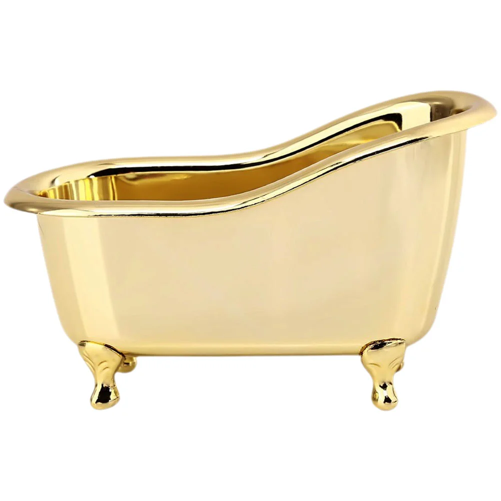 

Holder Bathtub Soap Organizer Box Makeup Lipstick Dishpen Storage Brush Tabletop Bar Mini Tablevintage Accessories Bathroom