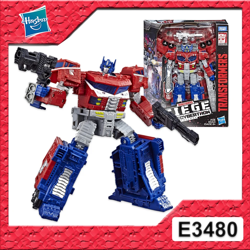 

Hasbro Transformers Generations War for Cybertron Leader Wfc-S40 Galaxy Upgrade Optimus Prime Siege Toys Christmas Gift E3480