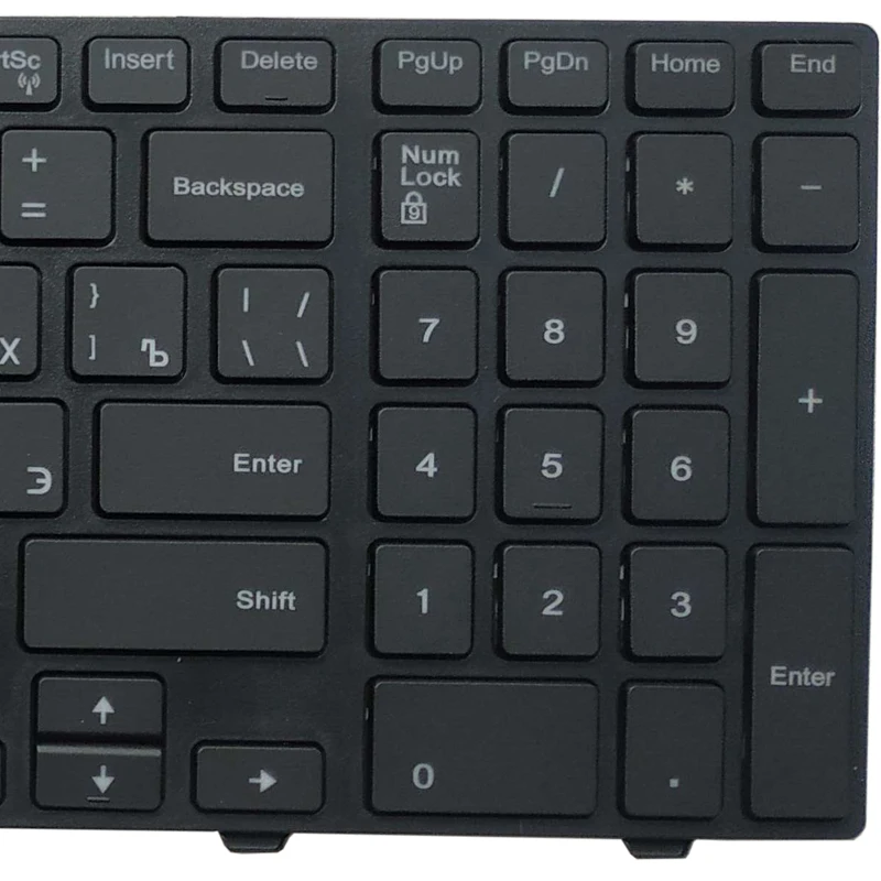 Русский ноутбук RU Keyboard для DELL Inspiron 15 3551 3552 3558 3543 3550 5543 5548 5542 5552 5759 7557 5551 5555 5558 on.
