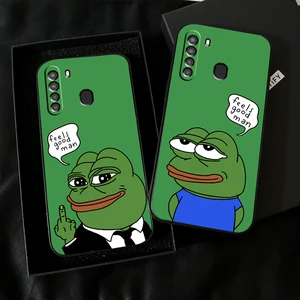 Cartoon Make Fun Of Frogs Phone Case For Samsung Galaxy S8 S8 PLus S9 S9 Plus S10 S10E S10 Lite 5G P