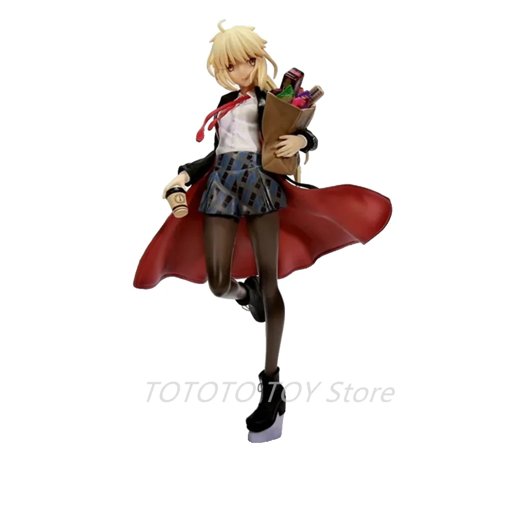 

24CM Fate Stay Night Grand Order Saber Spirit Traveling Outfit Sexy Girl 1/7 Figure PVC Anime Model Toy Adults Collectible Doll