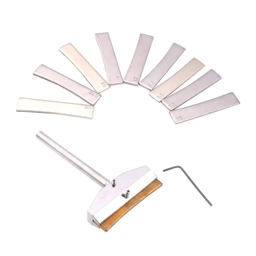 

Инструмент для ремонта гитары Fretboard Press Caul с прессом вставной ключ Silver