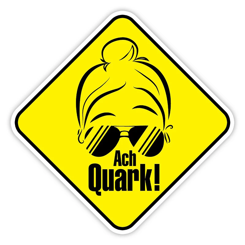 

Ach Quark Car Sticker Waterproof Accessories Vinyl Decal on Bumper Rear Window Laptop
