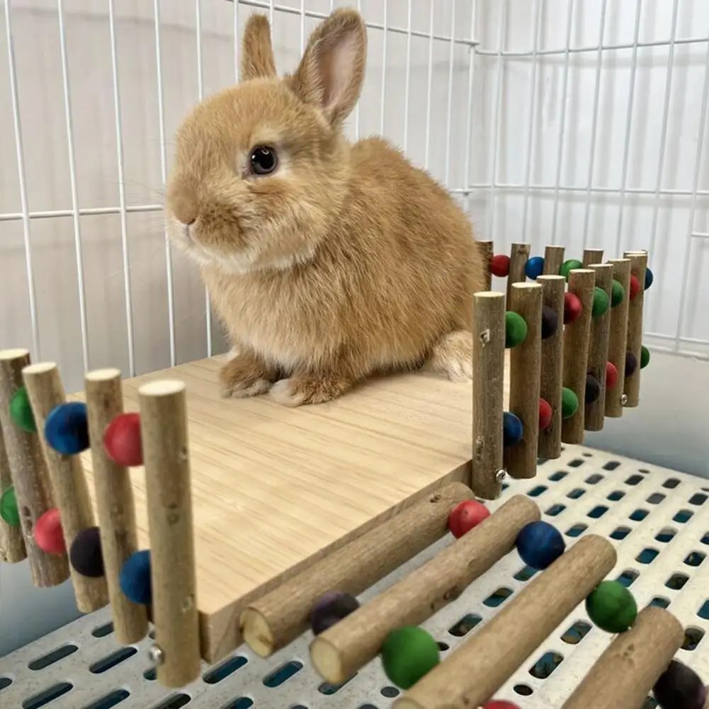 

Easy Installation Two Layers Pedal Stand Ladder Fence Rabbit Climbing Toy Pet Supplies