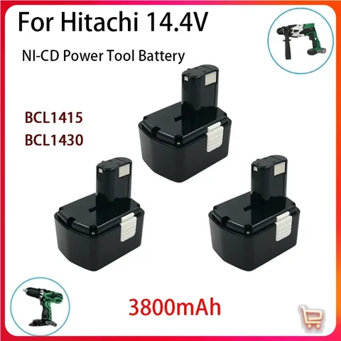 Аккумулятор для Hitachi 14,4В Ni-CD 3,8 Ач