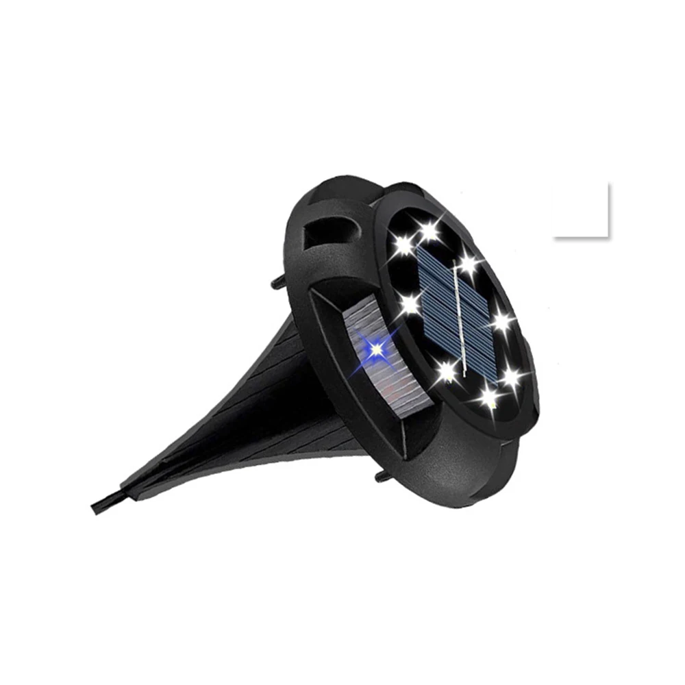

Solar Outdoor Buried Light 8+4led Waterproof Lawn Light Villa Corridor Aisle Garden Landscape Light