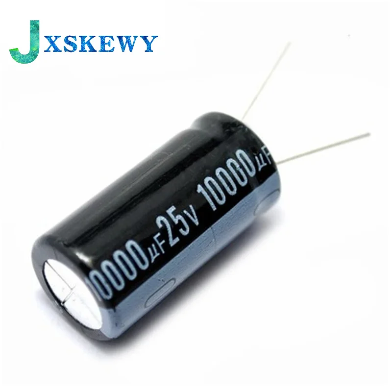 

1PCS Aluminum Electrolytic Capacitor 25V / 10000 UF 25V/10000UF Electrolytic Capacitor Size 18*35 mm plug-in 25V 10000UF