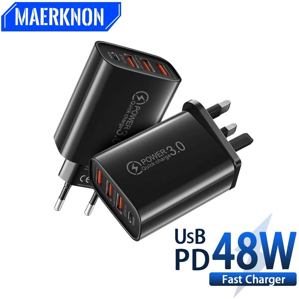 Зарядное устройство USB Type-C, 48 Вт