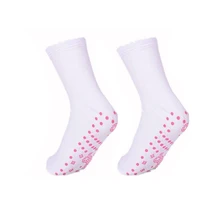 2pcspair tourmaline magnetic sock self heating therapy magnet socks unisex warm them in reverse and wear the pattern inside