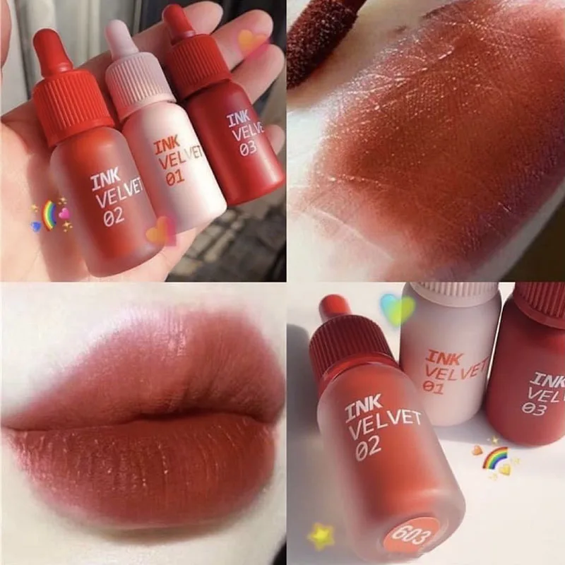 

6 Color Matte Lip Gloss Mini Baby Bottle Liquid Lipstick Waterproof Long Lasting Red Lip Tint Cute Lipstick Makeup Cosmetic