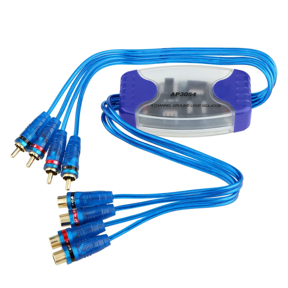 4-канальный преобразователь высокого и низкого уровня RCA выход для