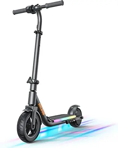 

for Kids, [Great Gift to Kids Age 6-12] Kids Scooter Colorful Ambient Light, LED Display, 3 Speeds 5/8/10Mph for Kids/Teens (A