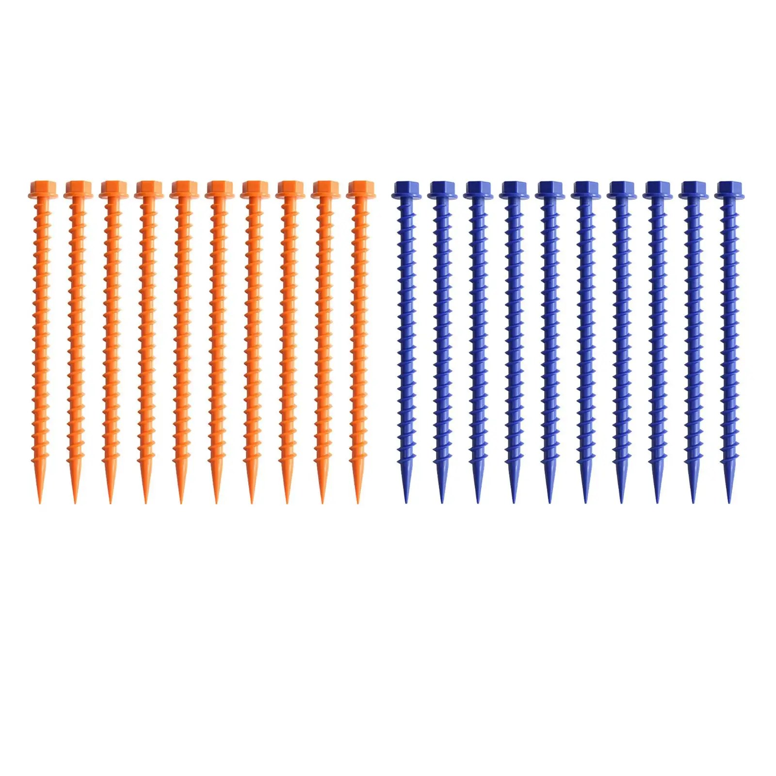

10x Heavy Duty Tent Pegs Tent Accessories for Beach Hiking Equipment Tarpaulin Outdoor Picnic