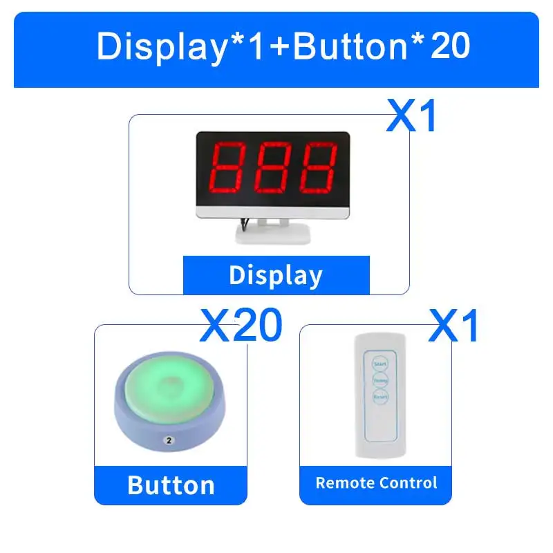 

AGJ T201 Игровой ответный зуммер 4 цветов