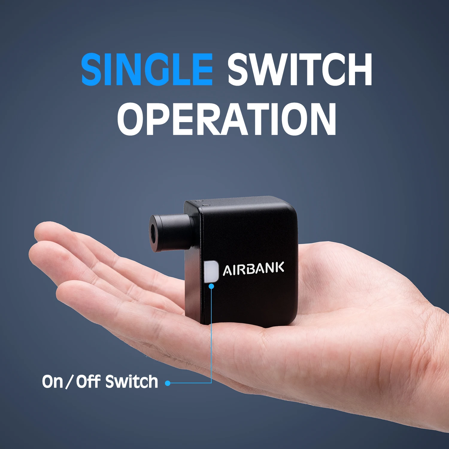 AIRBANK AS1 Электрический мини-насос 100psi велосипедные аксессуары портативный